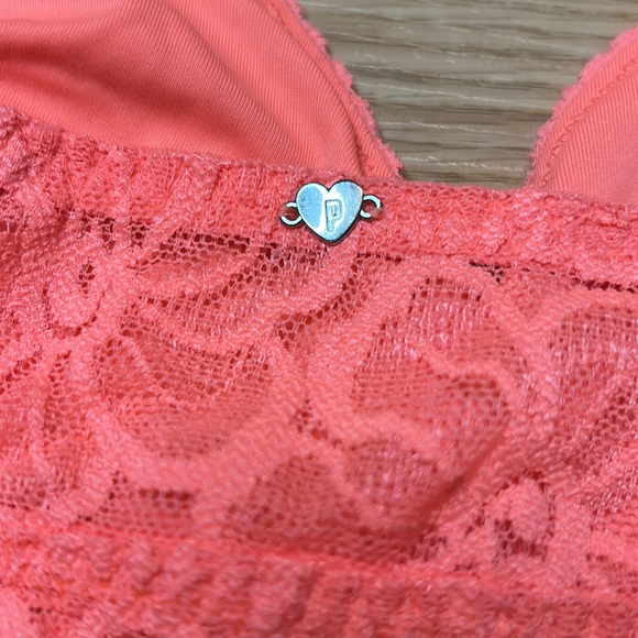 Coral color PINK bralette - Picture 4 of 4